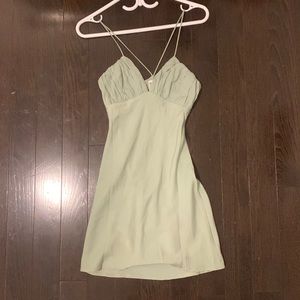 Princess Polly never been worn green mini summer dress